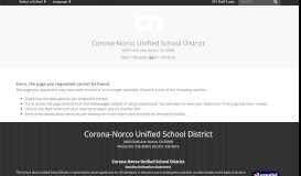 
							         Online Grades - Home - Corona-Norco Unified School District								  
							    