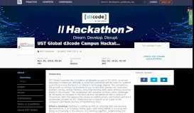 
							         Online Hackathon | HackerEarth developer event | UST Global ...								  
							    