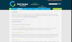 
							         Online High School Courses | Giant Campus Academy								  
							    