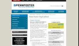 
							         Online High School Diploma | Penn Foster High School International								  
							    