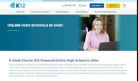 
							         Online High Schools in Ohio | K12 - K12.com								  
							    