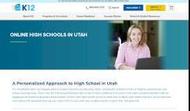 
							         Online High Schools in Utah | K12 - K12.com								  
							    