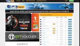 
							         Online Horse Racing and Sports Betting | Tab Gold								  
							    