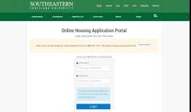 
							         Online Housing Application Portal - Hammond								  
							    
