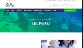 
							         Online HR Support Portal | APS Payroll Services								  
							    