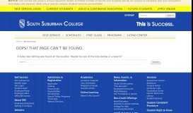 
							         Online & Hybrid Login Information - South Suburban College								  
							    
