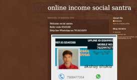 
							         online income social santra								  
							    
