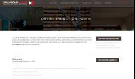 
							         Online Induction Portal | Solutions Three								  
							    