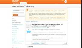 
							         Online Invoices: Customers to view all previous ... - Xero Community								  
							    