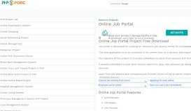 
							         Online Job Portal - phptpoint								  
							    