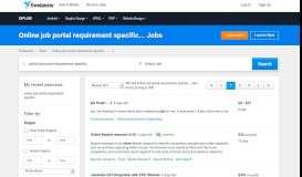 
							         Online job portal requirement specification Jobs, Employment ...								  
							    