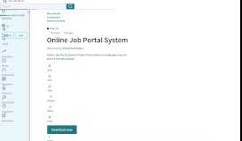 
							         Online Job Portal System | Microsoft Sql Server (8.2K views) - Scribd								  
							    