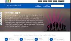 
							         Online Job Portal Website Design and Development Company in India								  
							    