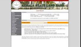 
							         Online land search by Kerala State Land Bank								  
							    