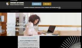 
							         Online Law Degree Programs from Concord Law School								  
							    