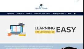 
							         Online Learning Campus - Online Learning College								  
							    
