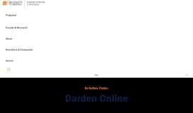 
							         Online Learning – Darden School of Business UVA								  
							    