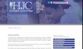 
							         Online Learning | Huntington Junior College								  
							    
