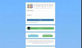 
							         Online learning journal - Tapestry								  
							    