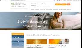 
							         Online Learning | Maharishi University - MUM.edu								  
							    