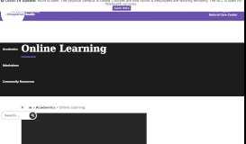 
							         Online Learning | MUIH								  
							    