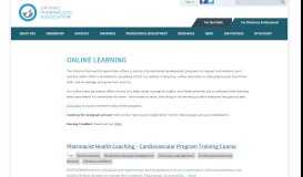 
							         Online learning - Ontario Pharmacists Association								  
							    