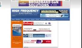 
							         Online Learning Portal - High Frequency Electronics								  
							    