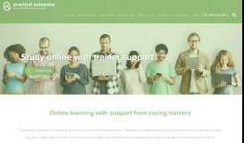 
							         Online learning portal - Practical Outcomes								  
							    