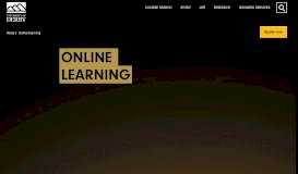 
							         Online learning | University of Derby Online Learning | UDOL								  
							    