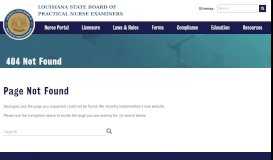 
							         Online License Renewal - Louisiana State Board of Practical Nurse ...								  
							    