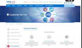 
							         Online Life Insurance Premium Payment - Tata AIA Life								  
							    
