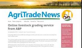 
							         Online livestock grading service from ABP - AgriTrade News								  
							    