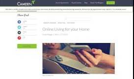 
							         Online Living for your Home | CamdenLiving.com |								  
							    