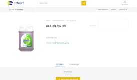 
							         Online market portal. DETTOL (4TUBX5LTR) - EZ Mart Singapore								  
							    