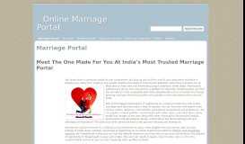 
							         Online Marriage Portal - Google Sites								  
							    