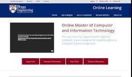 
							         Online Master of Computer and Information Technology – Penn ...								  
							    