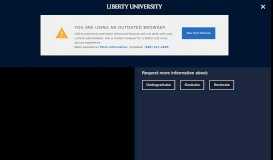 
							         Online Master's, Bachelor's, & Doctoral Degrees | Liberty ...								  
							    