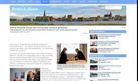 
							         Online-Matrikel-Portal der Universität Rostock gestartet | Rostock-Heute								  
							    