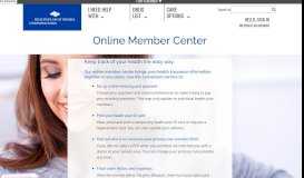 
							         Online Member Center - Health Plan of Nevada								  
							    