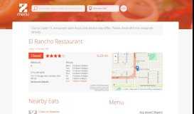 
							         Online Menu of El Rancho Restaurant Restaurant, Portales, New ...								  
							    