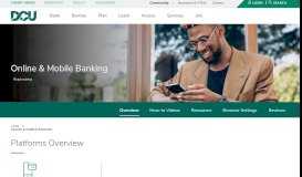 
							         Online & Mobile Banking | DCU								  
							    