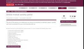 
							         Online mutual society portal | FCA								  
							    
