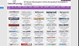
							         Online Newspapers List – Bangladesh - World Online Newspapers list								  
							    