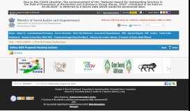 
							         Online NGO Proposal Tracking System : Ministry of Social ...								  
							    
