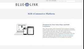 
							         Online Order Portal for B2B Customers and Sales Reps | Blue Link								  
							    
