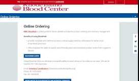 
							         Online Ordering | Rhode Island Blood Center								  
							    