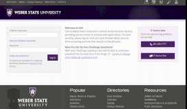 
							         Online Orientation - Weber State University								  
							    
