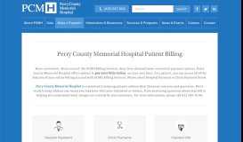 
							         Online Patient Billing for Perry County Memorial Hospital								  
							    