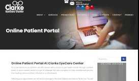 
							         Online Patient Portal - Eye Care Wichita Falls TX | Clarke EyeCare ...								  
							    
