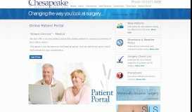 
							         Online Patient Portal								  
							    